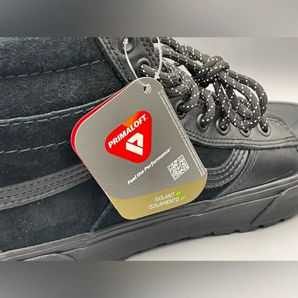 Vans Sk8 Hi Mte 2 Black/Black 3M Primaloft Hydroguard Boots Men’s 8 & 9 NEW - Picture 7 of 12